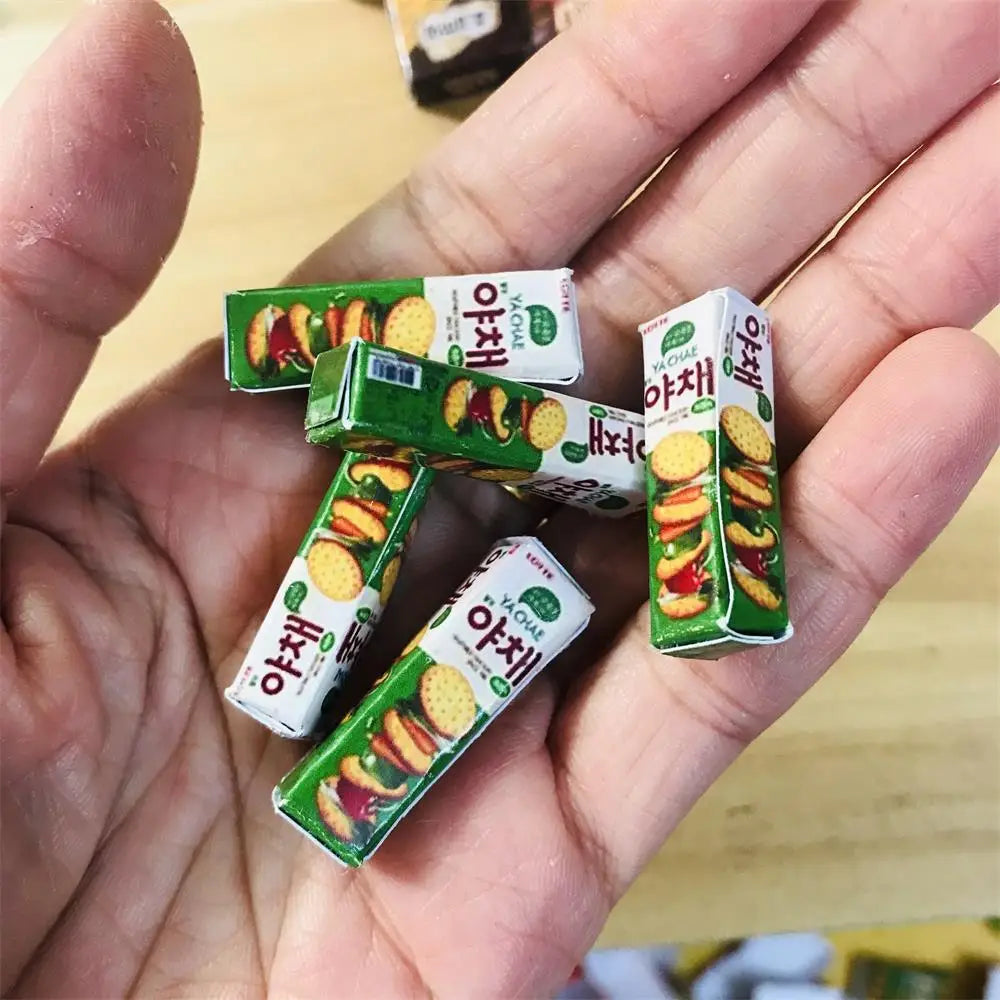 New  Cute Miniature Dollhouse Pretend Food Mini Drink 1/12 1/6 Scale Miniatural Food for Dollhouse Decor Kids Toys