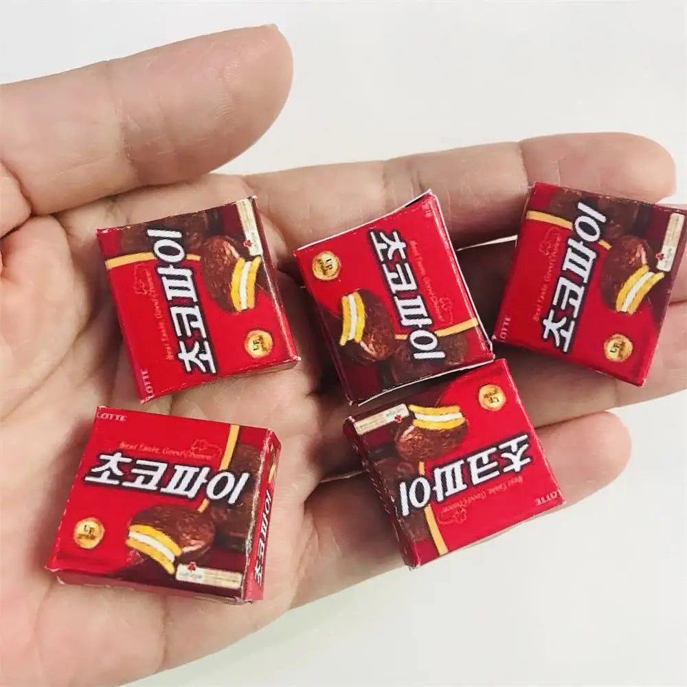 New  Cute Miniature Dollhouse Pretend Food Mini Drink 1/12 1/6 Scale Miniatural Food for Dollhouse Decor Kids Toys
