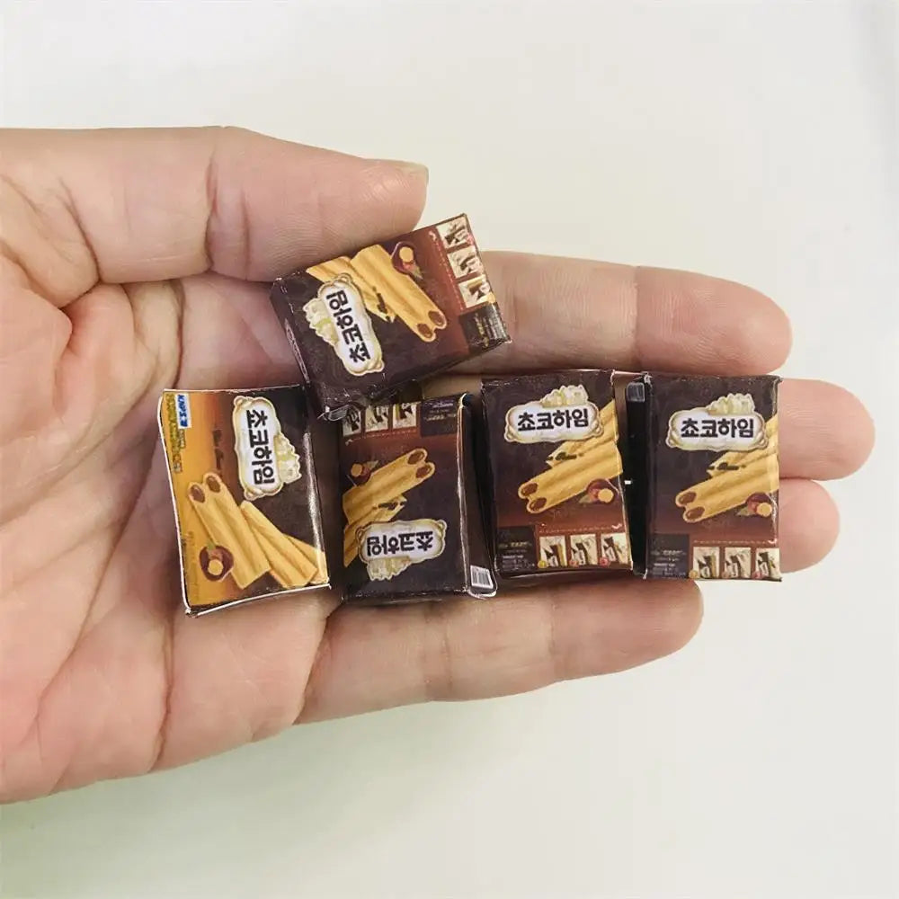 New  Cute Miniature Dollhouse Pretend Food Mini Drink 1/12 1/6 Scale Miniatural Food for Dollhouse Decor Kids Toys
