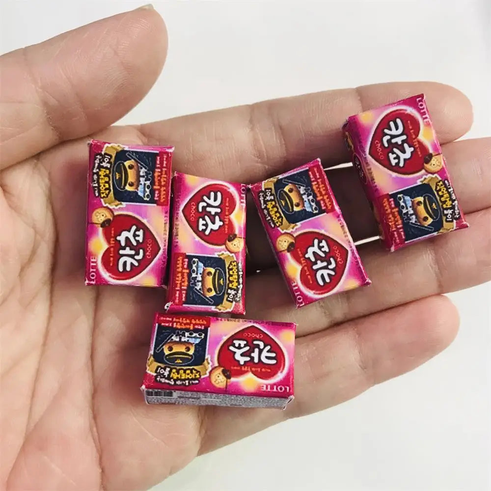 New  Cute Miniature Dollhouse Pretend Food Mini Drink 1/12 1/6 Scale Miniatural Food for Dollhouse Decor Kids Toys