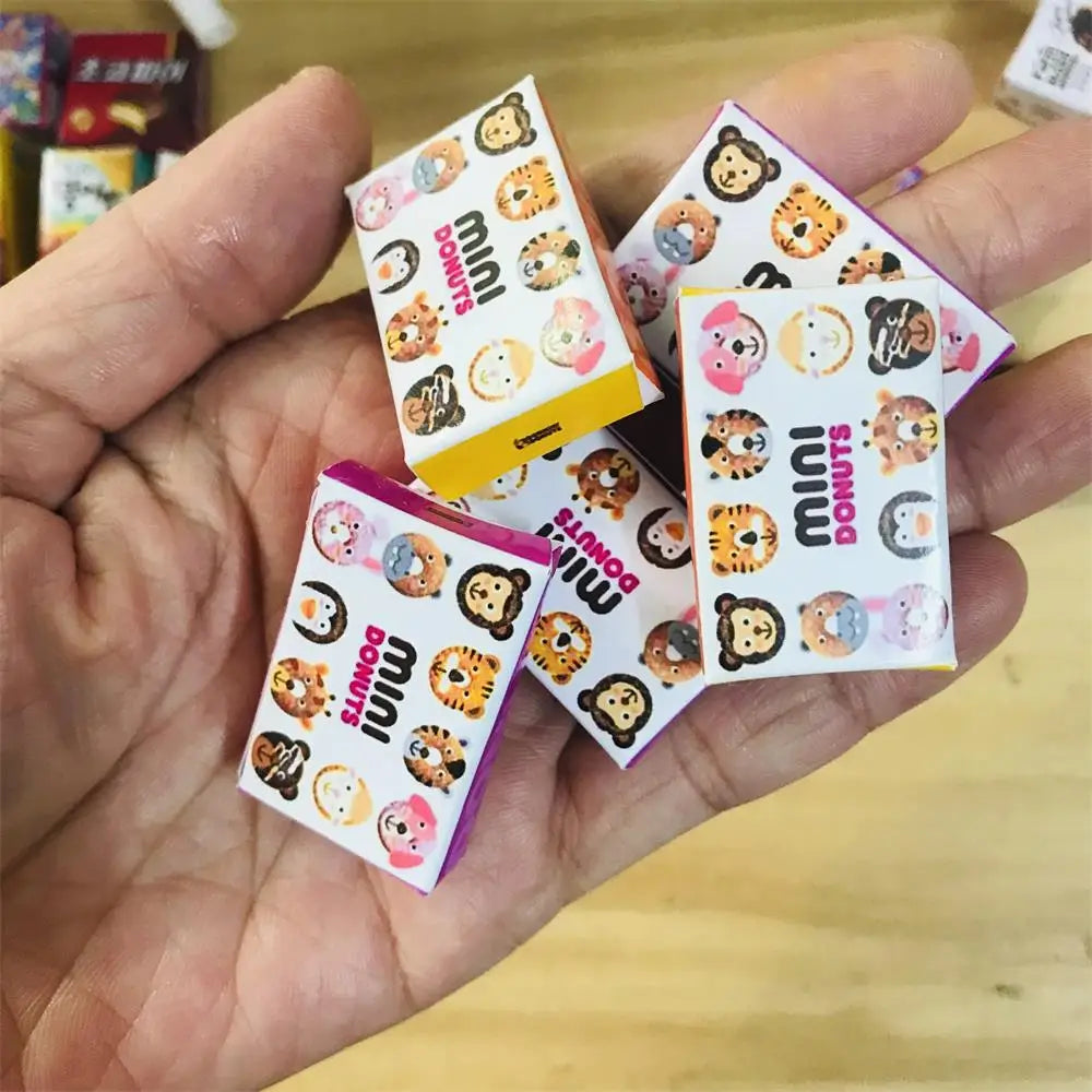 New  Cute Miniature Dollhouse Pretend Food Mini Drink 1/12 1/6 Scale Miniatural Food for Dollhouse Decor Kids Toys