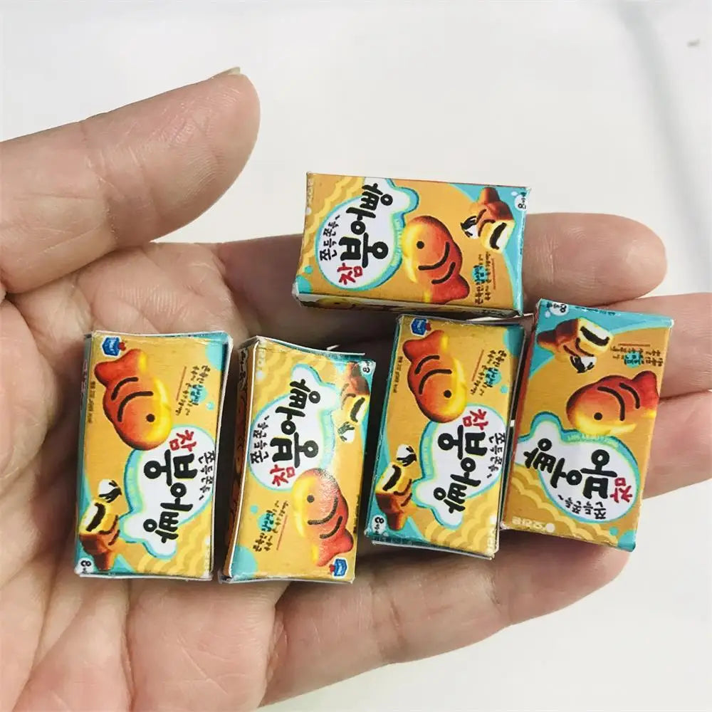 New  Cute Miniature Dollhouse Pretend Food Mini Drink 1/12 1/6 Scale Miniatural Food for Dollhouse Decor Kids Toys