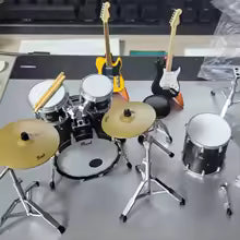 Bandai Genuine Miniature Drum Set Pearl Drums Jazz Drum Ornaments