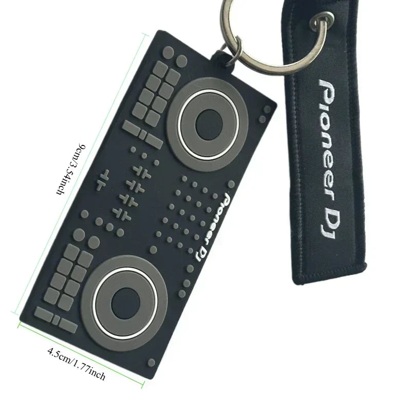 Pioneer DJ Controller Model Pioneer  Audio Equipment Miniature Model Mixer CD Player Keychain