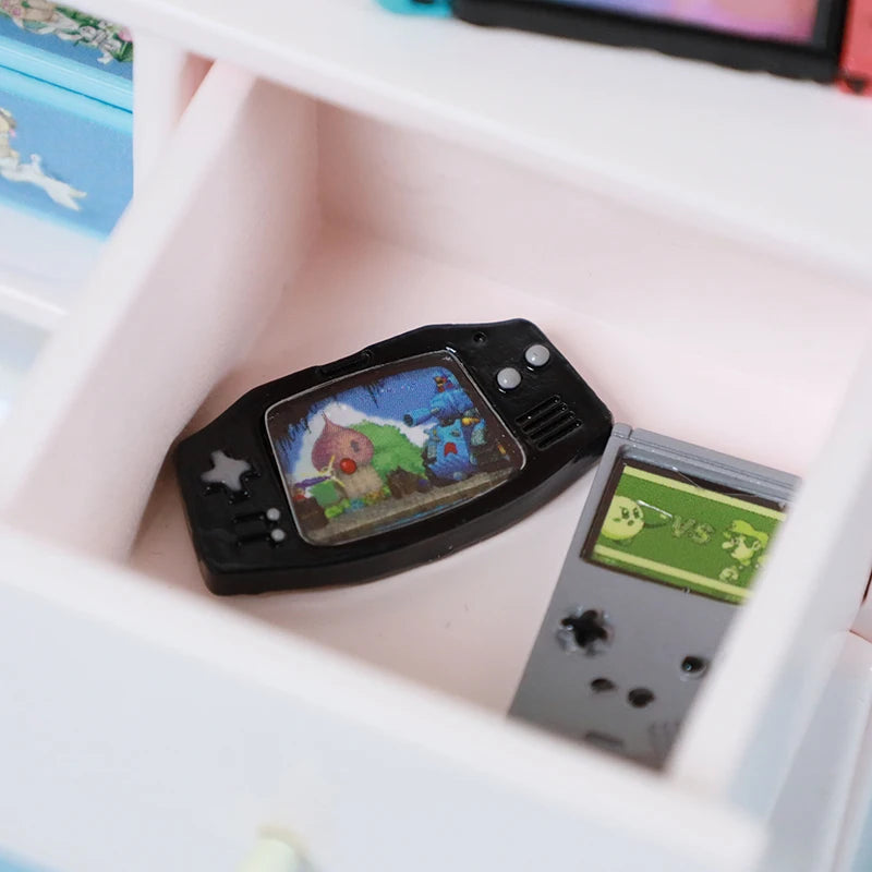 1Pcs Dollhouse Simulation Game Console Toy Mini Model Dollhouse Accessories Decoration Scene Photography Props