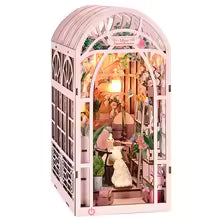 Book Nook Kit Greenhouse Sunlight Room Dollhouse Booknook 3D Wooden Puzzle Miniature