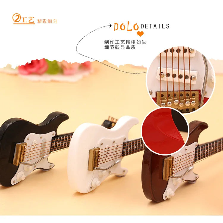 Doll Accessories Musical Instruments Violin Guitar 30cm 1/6 1/12 ob11 Mini 10cm Model Gift Electric Guitar Ukulele Instrument