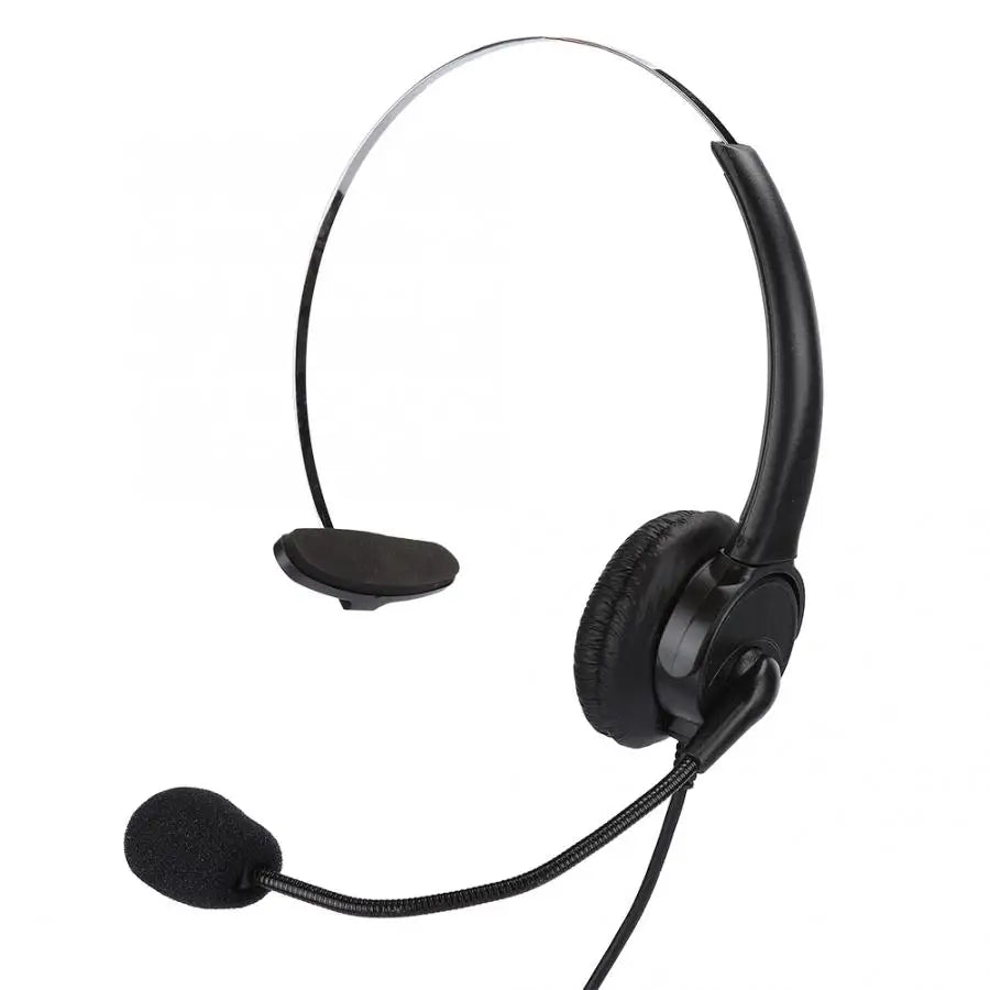 Headset Telephone Monaural Headset Landline Phone Headphone With Microphone For Home Use Auriculares Wired headset For Handle