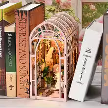 Book Nook Kit Greenhouse Sunlight Room Dollhouse Booknook 3D Wooden Puzzle Miniature