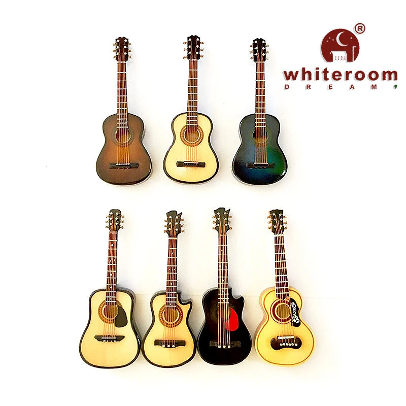 Doll Accessories Musical Instruments Violin Guitar 30cm 1/6 1/12 ob11 Mini 10cm Model Gift Electric Guitar Ukulele Instrument