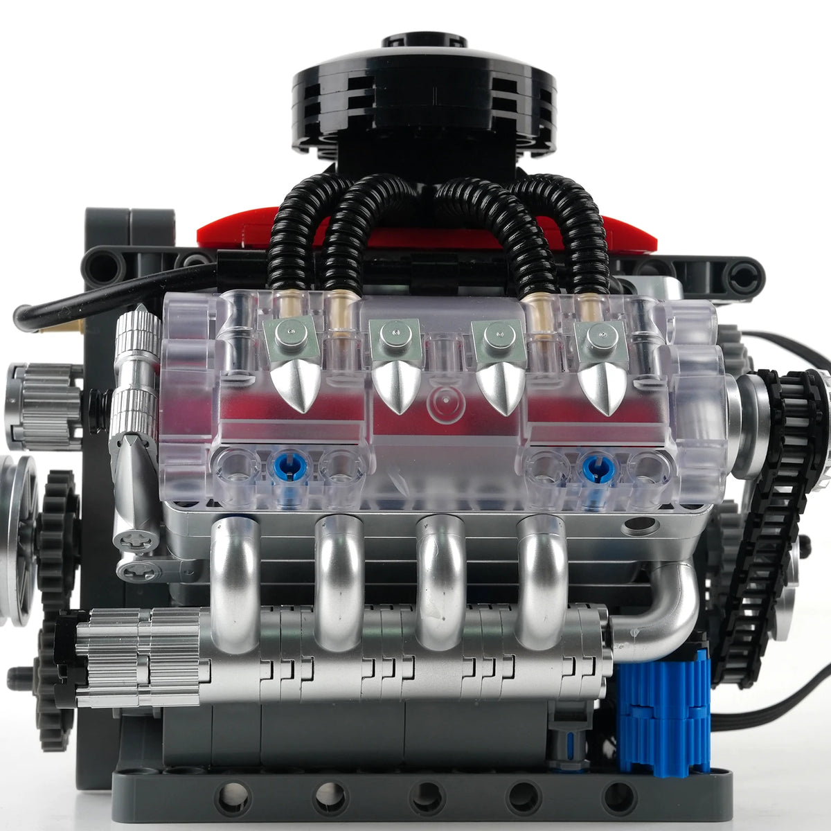 MOULD KING 10171 Technical Motorized LSX454 V8 Engine Building Block Toys Educational Car Bricks Children MOC Toys Gift For Kids