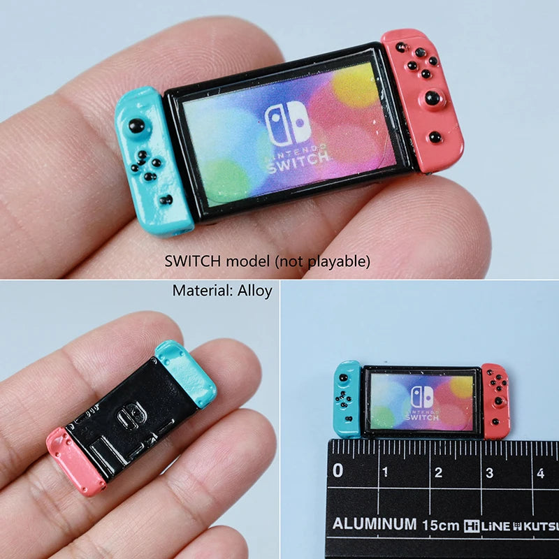 1Pcs Dollhouse Simulation Game Console Toy Mini Model Dollhouse Accessories Decoration Scene Photography Props