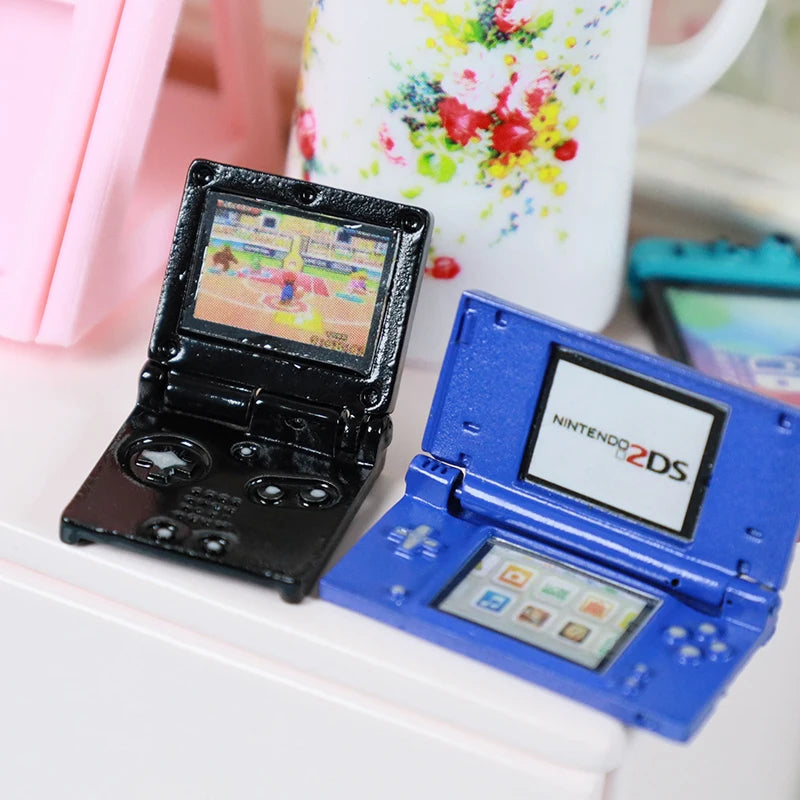 1Pcs Dollhouse Simulation Game Console Toy Mini Model Dollhouse Accessories Decoration Scene Photography Props