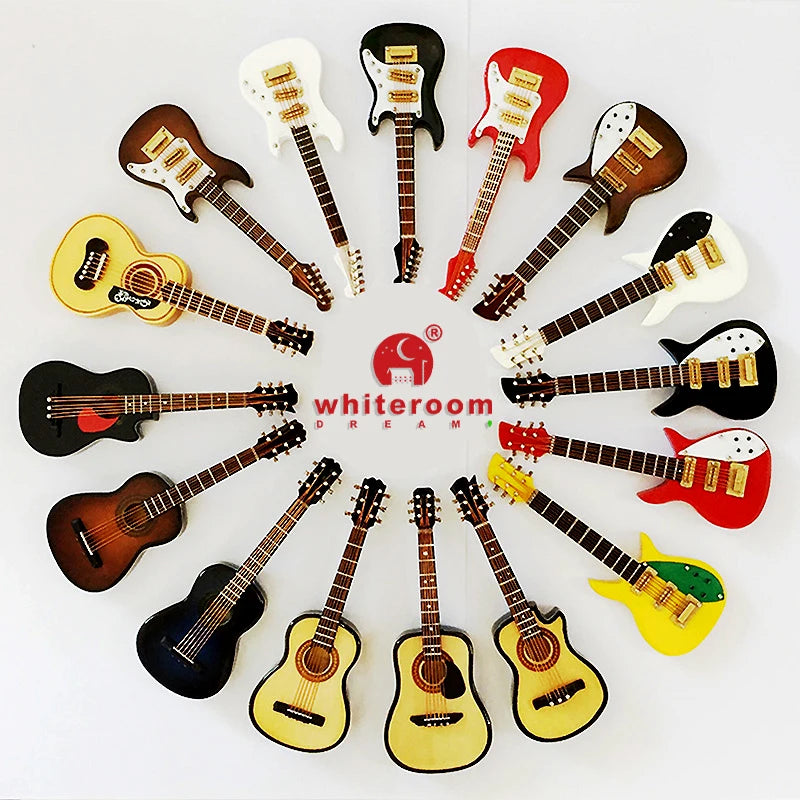 Doll Accessories Musical Instruments Violin Guitar 30cm 1/6 1/12 ob11 Mini 10cm Model Gift Electric Guitar Ukulele Instrument
