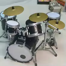 Bandai Genuine Miniature Drum Set Pearl Drums Jazz Drum Ornaments
