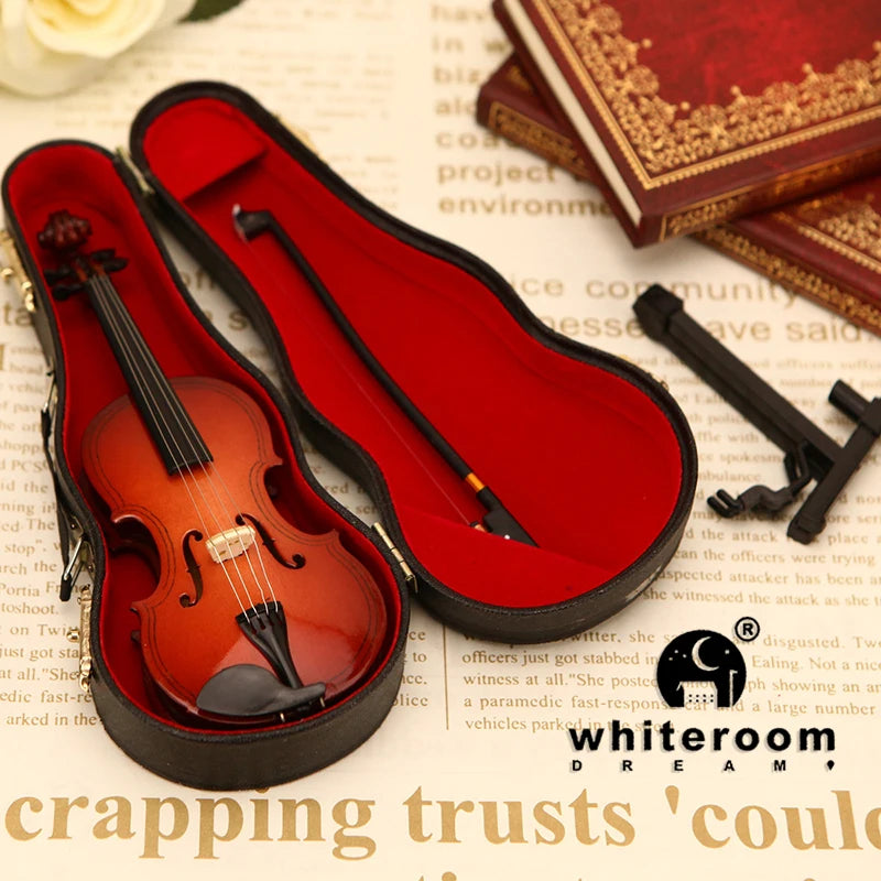 Doll Accessories Musical Instruments Violin Guitar 30cm 1/6 1/12 ob11 Mini 10cm Model Gift Electric Guitar Ukulele Instrument