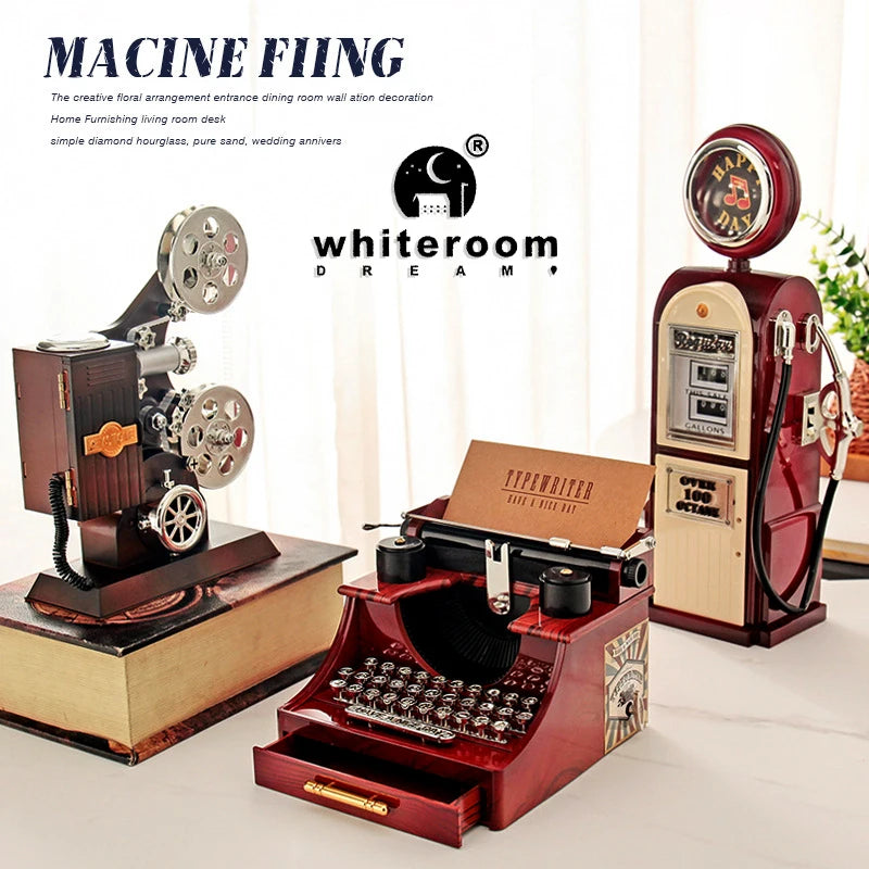 Doll Accessories Piano Mini Pedal Sewing Machine Furniture Music Box Vintage European Vintage Classic Home Decoration Birthday