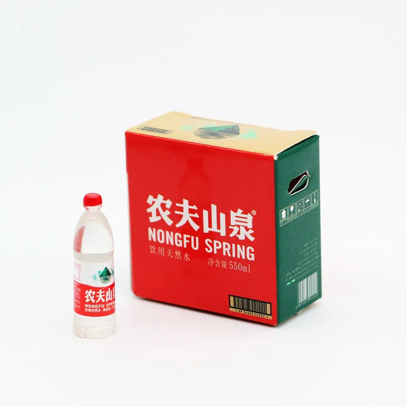 Mini Box Dollhouse Simulation Mineral Water Miniature Items Beer Set Drink OB11 Dolls House Accessories Supermarket Store Toys