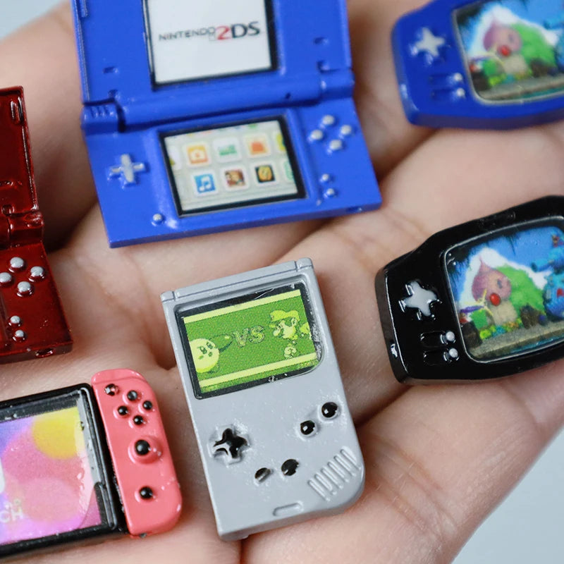 1Pcs Dollhouse Simulation Game Console Toy Mini Model Dollhouse Accessories Decoration Scene Photography Props