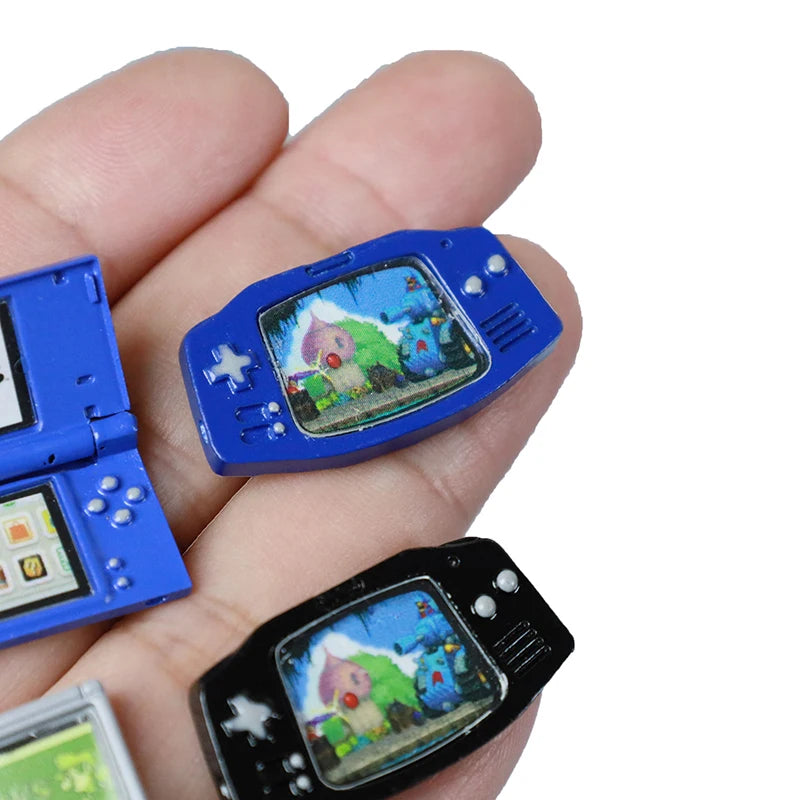 1Pcs Dollhouse Simulation Game Console Toy Mini Model Dollhouse Accessories Decoration Scene Photography Props
