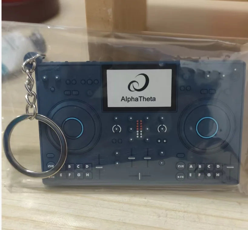 Pioneer DJ Controller Model Pioneer  Audio Equipment Miniature Model Mixer CD Player Keychain